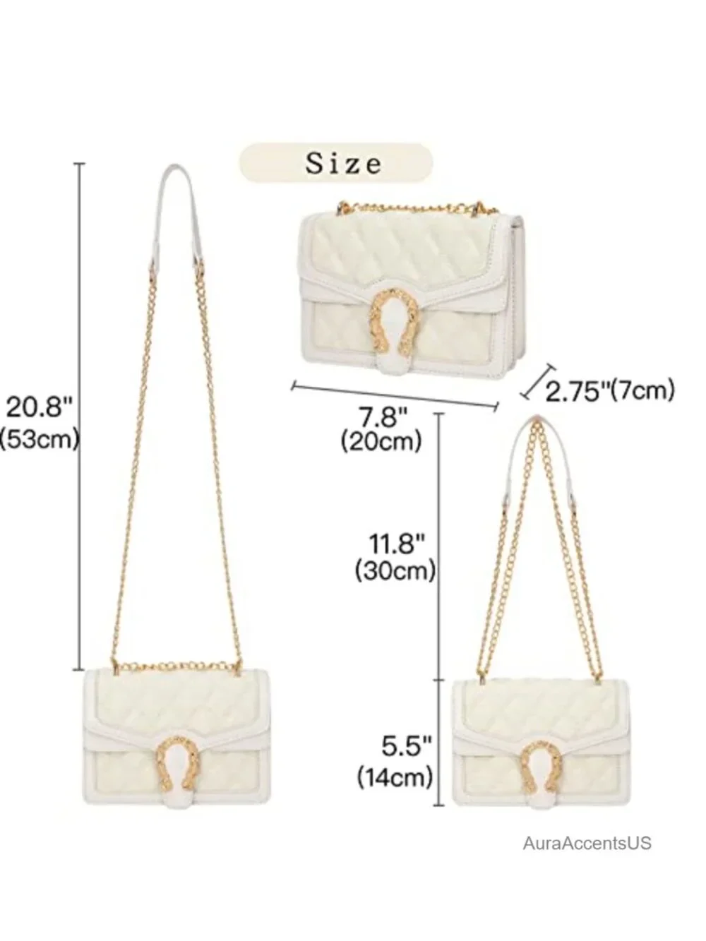 Leather Shoulder Bag Crossbody Chain Purse Vintage Snake Print Satchel Handbag